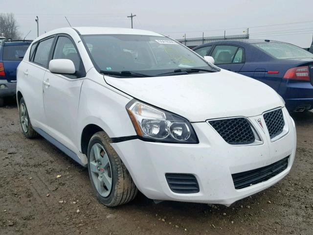 5Y2SP67099Z443883 - 2009 PONTIAC VIBE WHITE photo 1