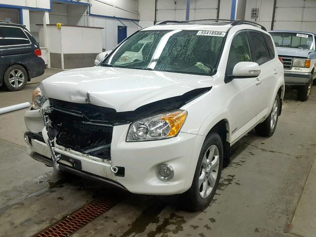 JTMBF31V995005331 - 2009 TOYOTA RAV4 LIMIT WHITE photo 2