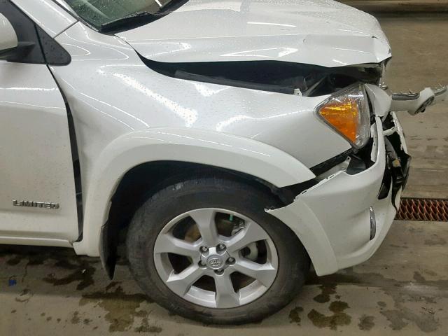 JTMBF31V995005331 - 2009 TOYOTA RAV4 LIMIT WHITE photo 9