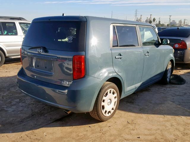 JTLKE50E281049231 - 2008 SCION XB GREEN photo 4