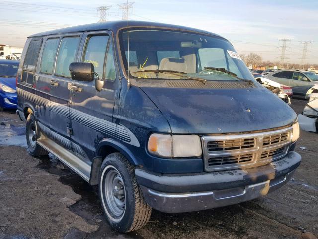 2B7HB21X6VK539202 - 1997 DODGE RAM VAN B2 GREEN photo 1