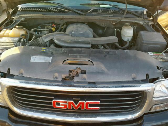 1GKEC13Z84R279801 - 2004 GMC YUKON BLACK photo 7