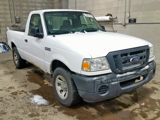 1FTYR10D09PA21825 - 2009 FORD RANGER WHITE photo 1