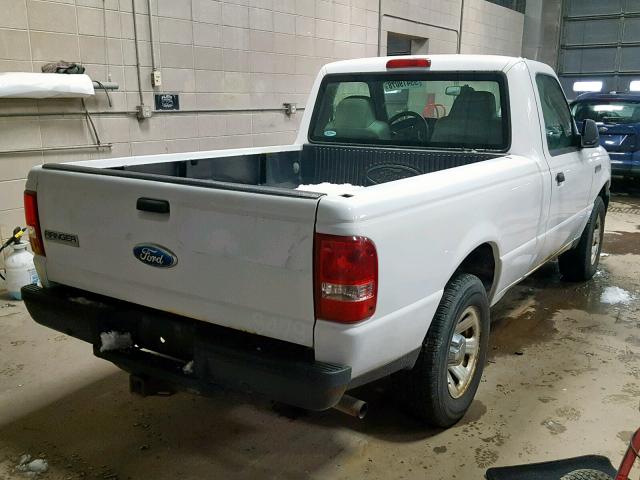 1FTYR10D09PA21825 - 2009 FORD RANGER WHITE photo 4