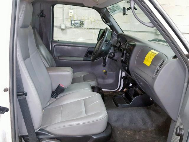 1FTYR10D09PA21825 - 2009 FORD RANGER WHITE photo 5