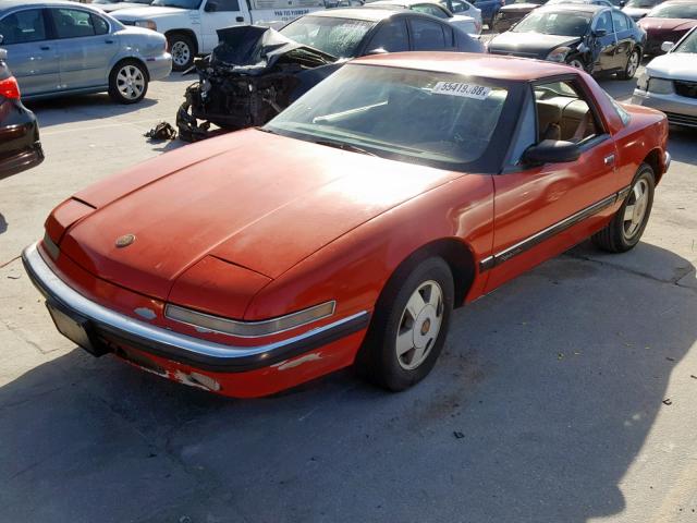 1G4EC11C2KB900073 - 1989 BUICK REATTA ORANGE photo 2