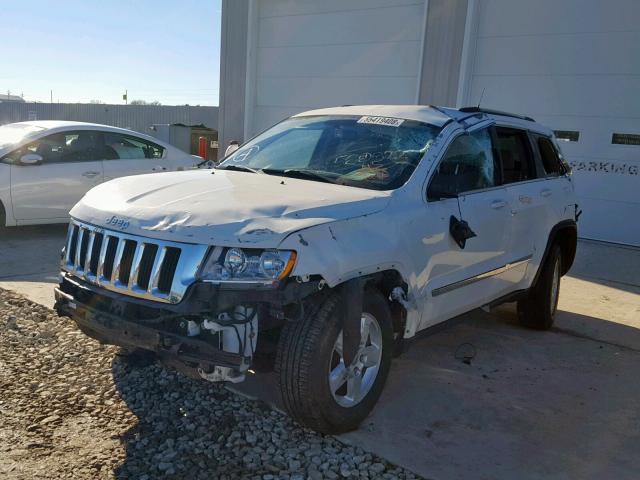 1J4RR4GG5BC509486 - 2011 JEEP GRAND CHER WHITE photo 2