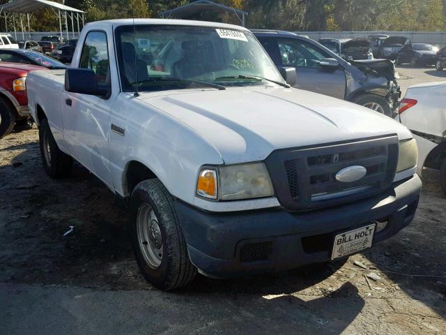 1FTYR10D66PA87730 - 2006 FORD RANGER WHITE photo 1