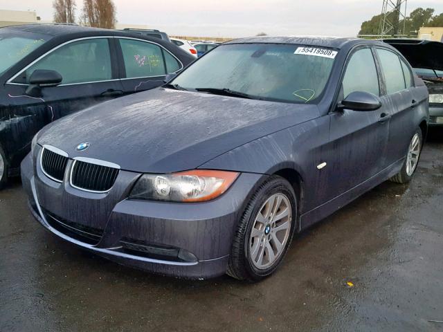 WBAVC53527FZ72351 - 2007 BMW 328 I SULE SILVER photo 2