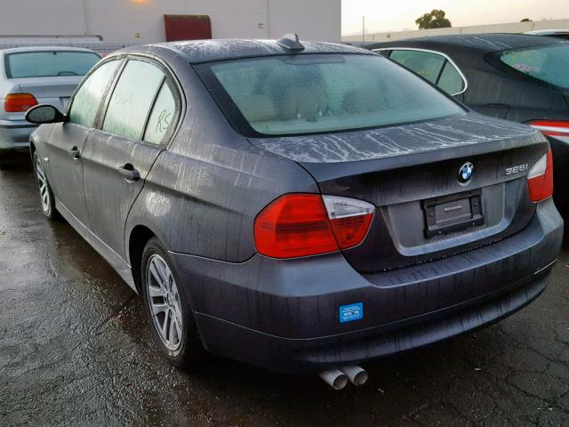 WBAVC53527FZ72351 - 2007 BMW 328 I SULE SILVER photo 3