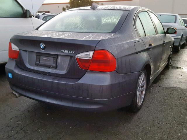 WBAVC53527FZ72351 - 2007 BMW 328 I SULE SILVER photo 4