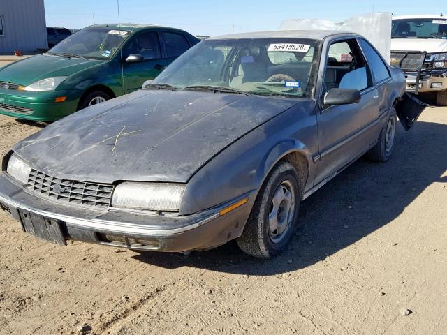 1G1LV1114JE535776 - 1988 CHEVROLET BERETTA GRAY photo 2