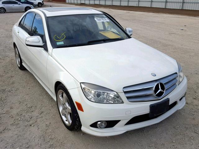 WDDGF56X59F217333 - 2009 MERCEDES-BENZ C 350 WHITE photo 1