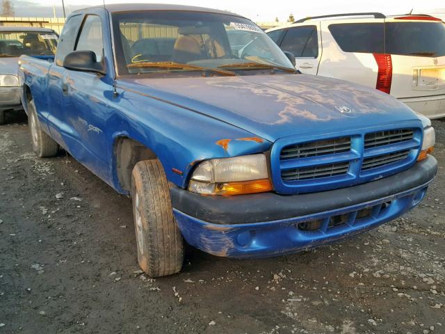 1B7FL22P6YS634842 - 2000 DODGE DAKOTA BLUE photo 1