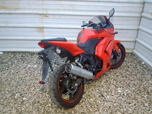 JKAEXMJ189DA46503 - 2009 KAWASAKI EX250 J RED photo 4