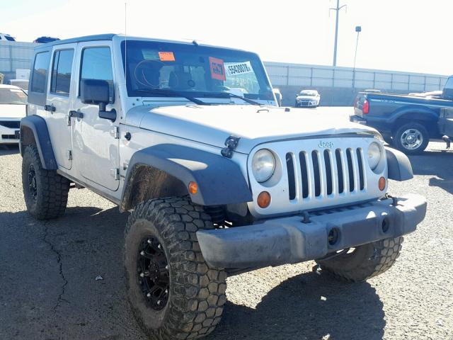 1J4GA39157L161178 - 2007 JEEP WRANGLER X SILVER photo 1