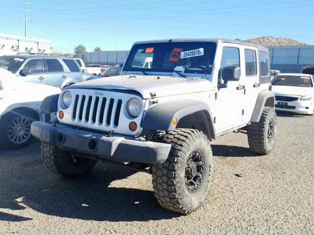 1J4GA39157L161178 - 2007 JEEP WRANGLER X SILVER photo 2