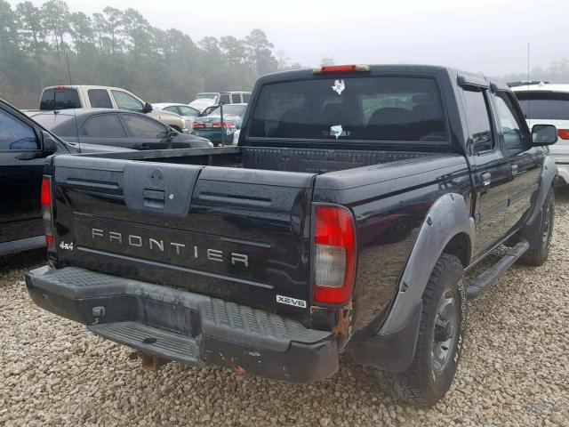 1N6ED27Y63C419679 - 2003 NISSAN FRONTIER C BLACK photo 4