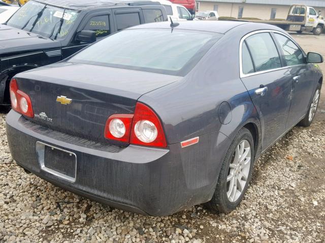 1G1ZE5EB3AF268340 - 2010 CHEVROLET MALIBU LTZ GRAY photo 4