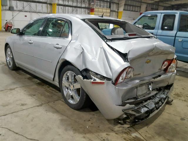 1G1ZJ577X9F185875 - 2009 CHEVROLET MALIBU 2LT SILVER photo 3