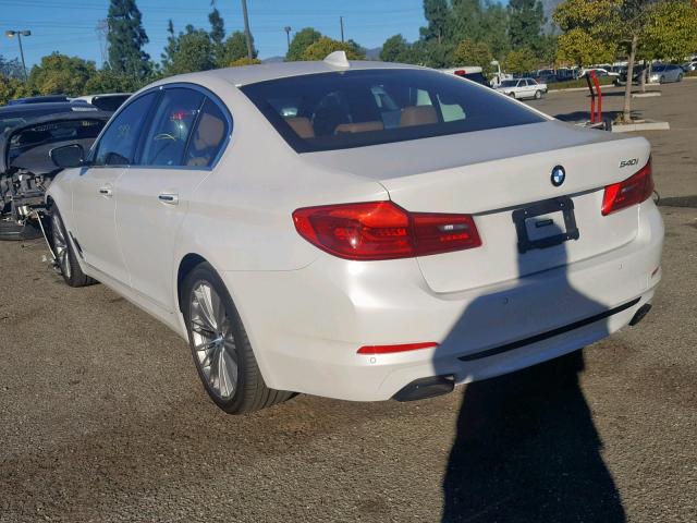 WBAJE5C53JWA95128 - 2018 BMW 540 I WHITE photo 3