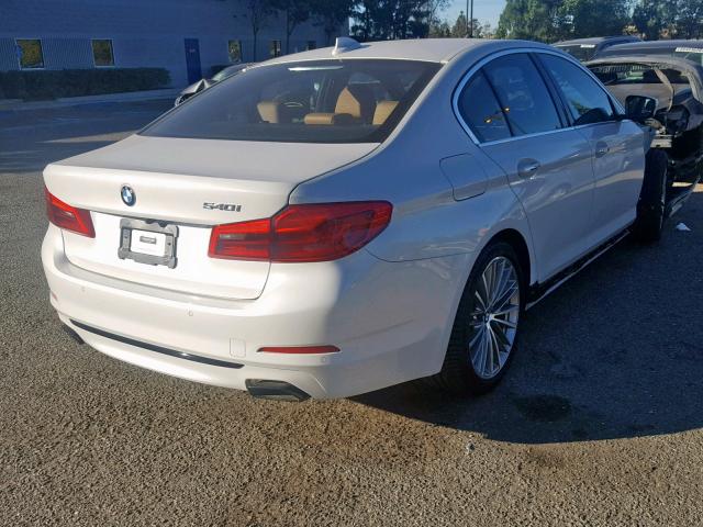 WBAJE5C53JWA95128 - 2018 BMW 540 I WHITE photo 4