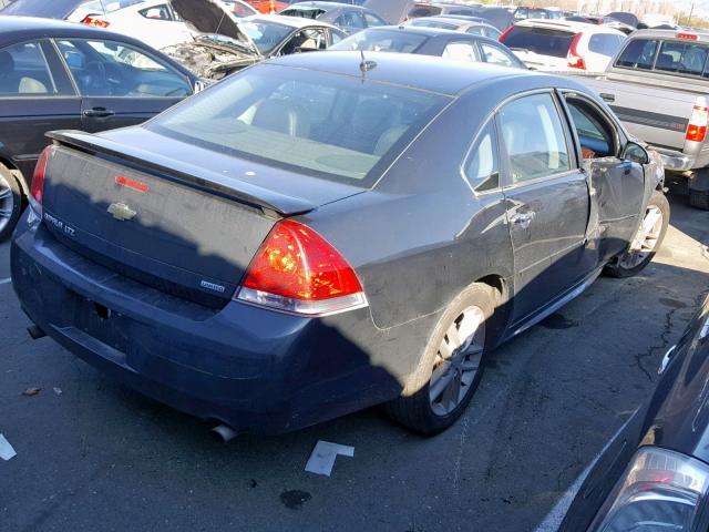 2G1WC5E32E1187442 - 2014 CHEVROLET IMPALA LIM GRAY photo 4