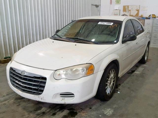 1C3EL46J14N373064 - 2004 CHRYSLER SEBRING LX WHITE photo 2