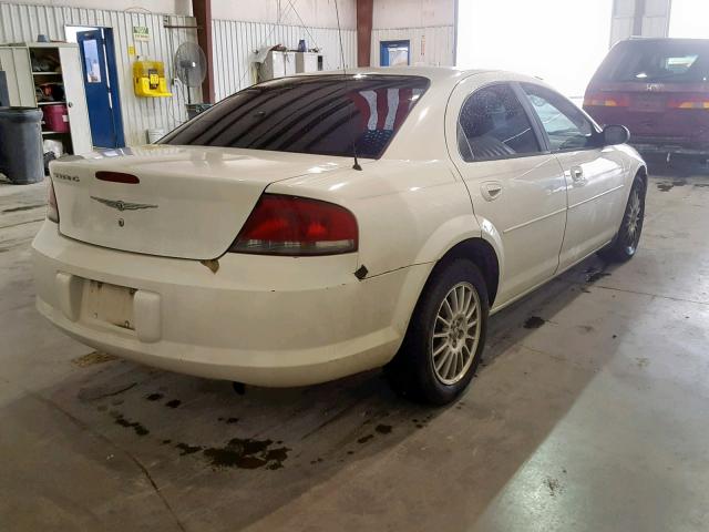 1C3EL46J14N373064 - 2004 CHRYSLER SEBRING LX WHITE photo 4