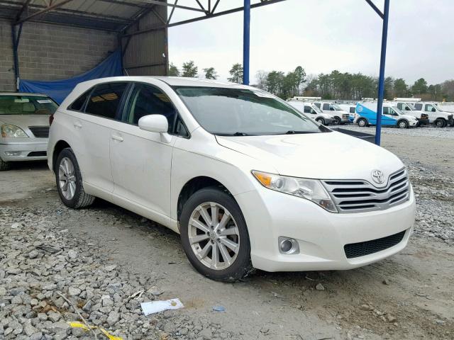 4T3ZA3BB8BU042614 - 2011 TOYOTA VENZA BASE WHITE photo 1