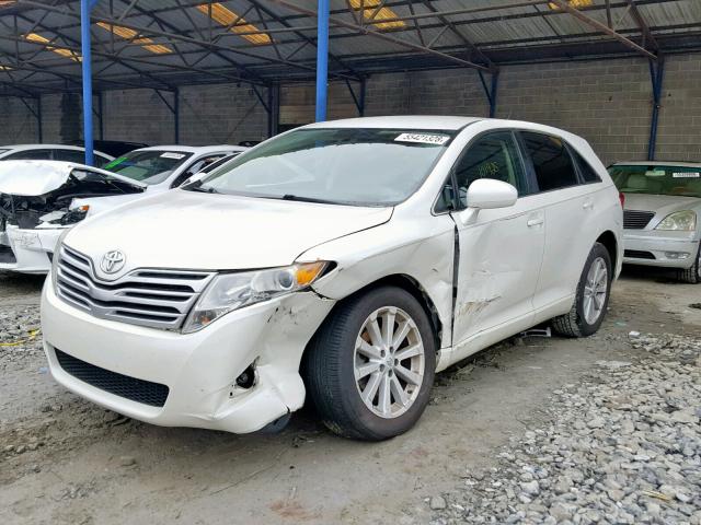 4T3ZA3BB8BU042614 - 2011 TOYOTA VENZA BASE WHITE photo 2