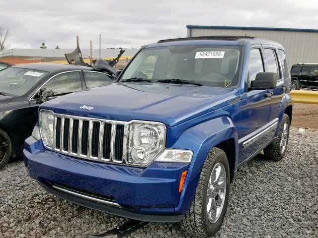 1J8GN58K59W533046 - 2009 JEEP LIBERTY LI BLUE photo 2