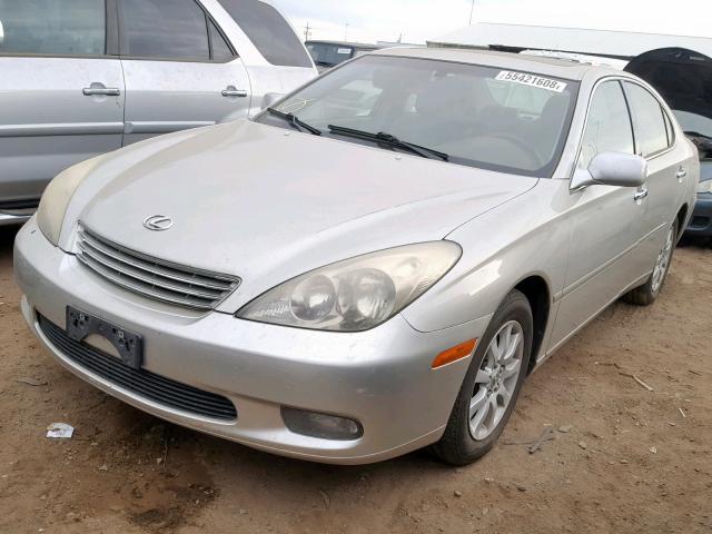 JTHBA30G445011899 - 2004 LEXUS ES 330 SILVER photo 2