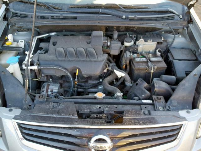 3N1AB6AP7AL669628 - 2010 NISSAN SENTRA 2.0 GRAY photo 7