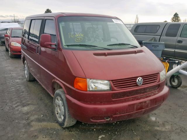 WV2MH2701XH001442 - 1999 VOLKSWAGEN EUROVAN MV BURGUNDY photo 1