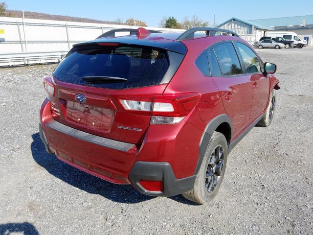 JF2GTABC0JH201789 - 2018 SUBARU CROSSTREK RED photo 4