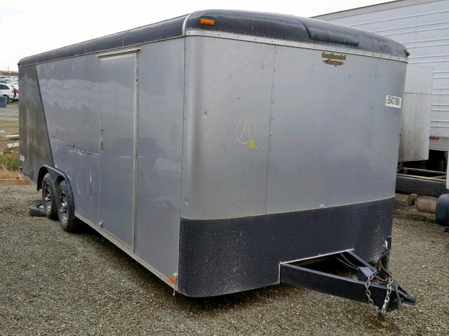 5NHUTWV24GB626149 - 2016 CARGO TRAILER SILVER photo 1