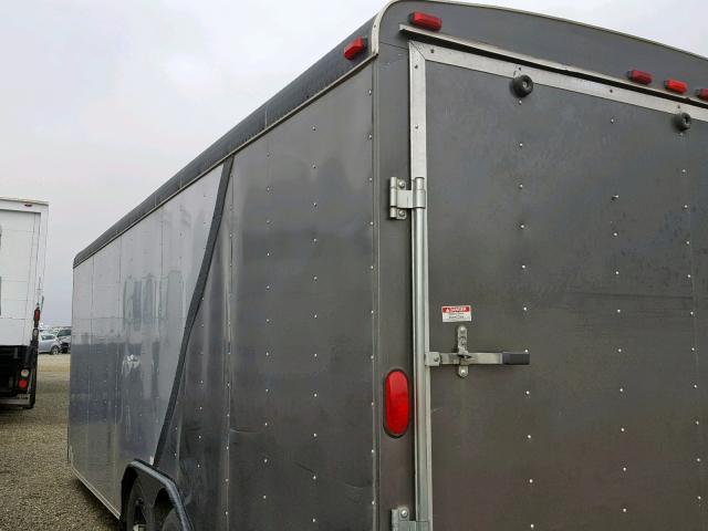 5NHUTWV24GB626149 - 2016 CARGO TRAILER SILVER photo 3