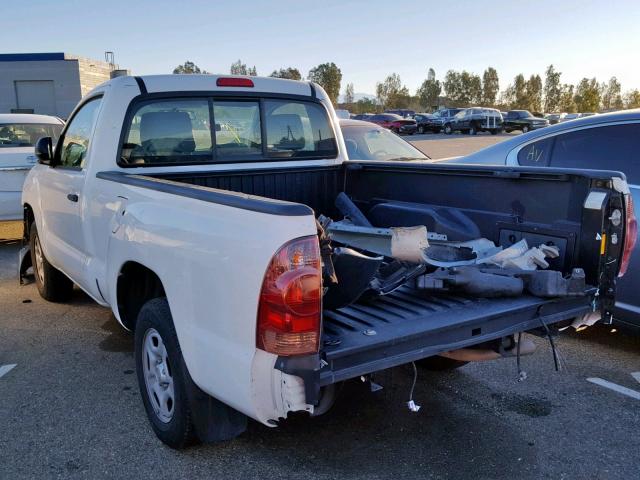 5TFNX4CN0DX025624 - 2013 TOYOTA TACOMA WHITE photo 3