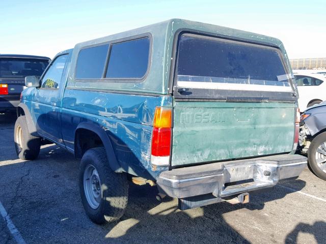 1N6SD11Y9VC321223 - 1997 NISSAN TRUCK XE GREEN photo 3