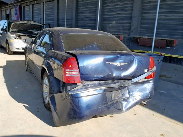 2C3KA63H06H190370 - 2006 CHRYSLER 300C BLUE photo 3