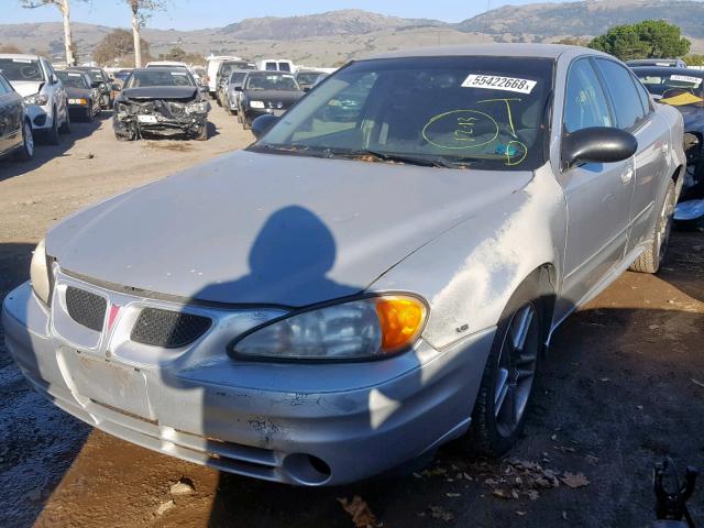 1G2NE52E45M112740 - 2005 PONTIAC GRAND AM S SILVER photo 2