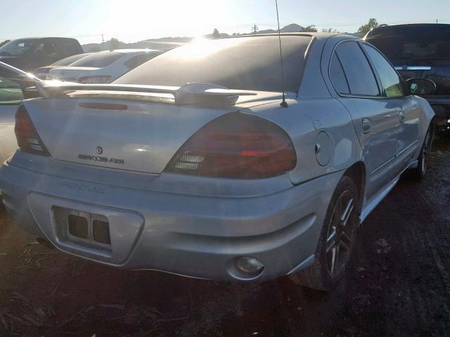 1G2NE52E45M112740 - 2005 PONTIAC GRAND AM S SILVER photo 4