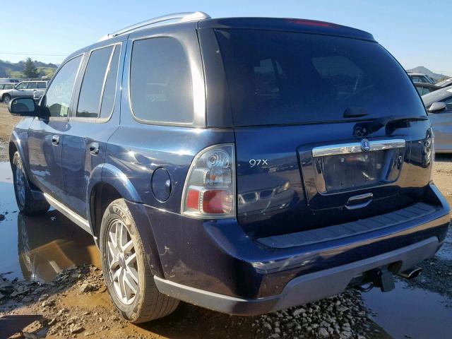 5S3ET13S272800033 - 2007 SAAB 9-7X 4.2I BLUE photo 3