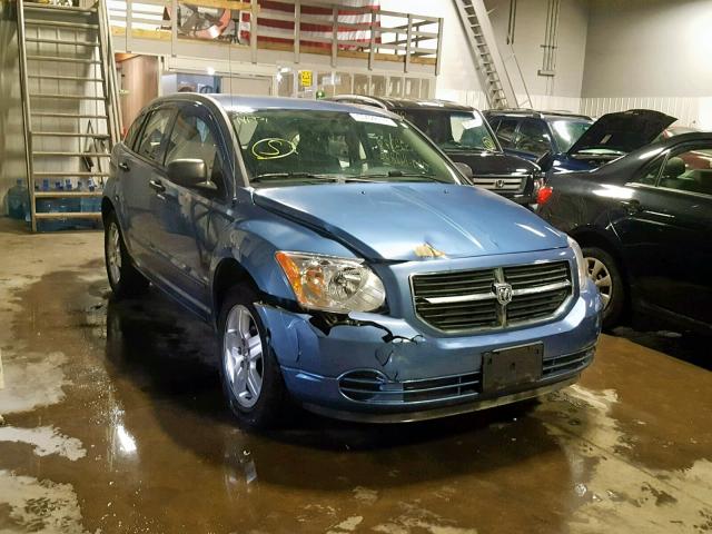 1B3HB48B57D258884 - 2007 DODGE CALIBER SX BLUE photo 1