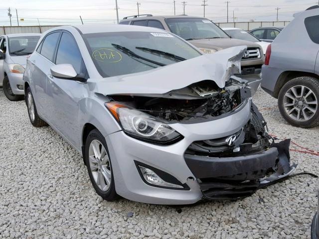 KMHD35LH1EU195514 - 2014 HYUNDAI ELANTRA GT SILVER photo 1