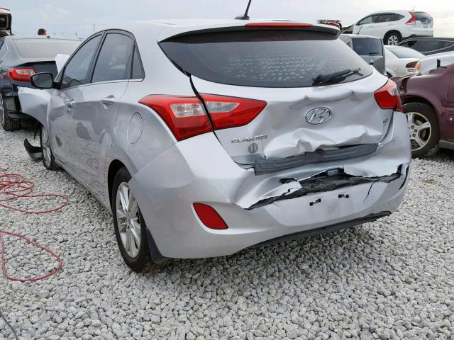 KMHD35LH1EU195514 - 2014 HYUNDAI ELANTRA GT SILVER photo 3