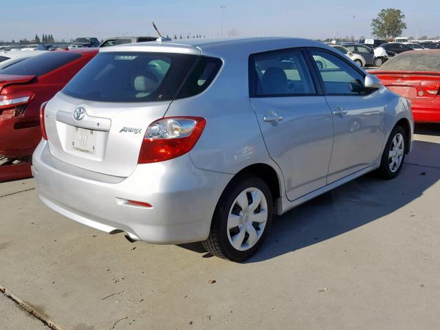 2T1KU4EE0AC482601 - 2010 TOYOTA COROLLA MA GRAY photo 4