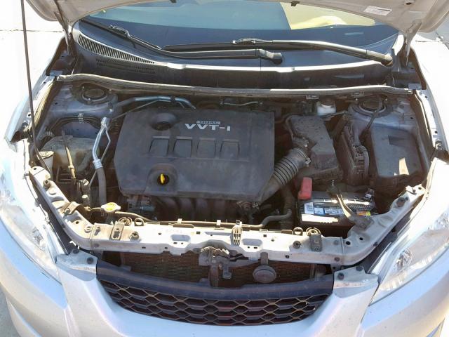 2T1KU4EE0AC482601 - 2010 TOYOTA COROLLA MA GRAY photo 7