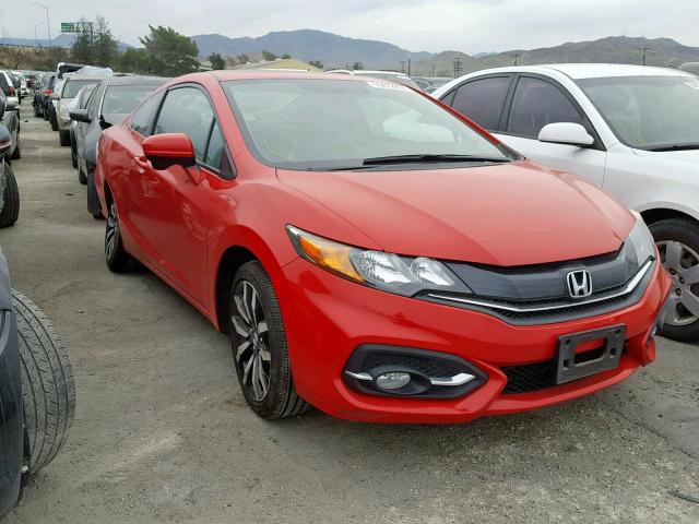 2HGFG3B06EH526125 - 2014 HONDA CIVIC EXL RED photo 1